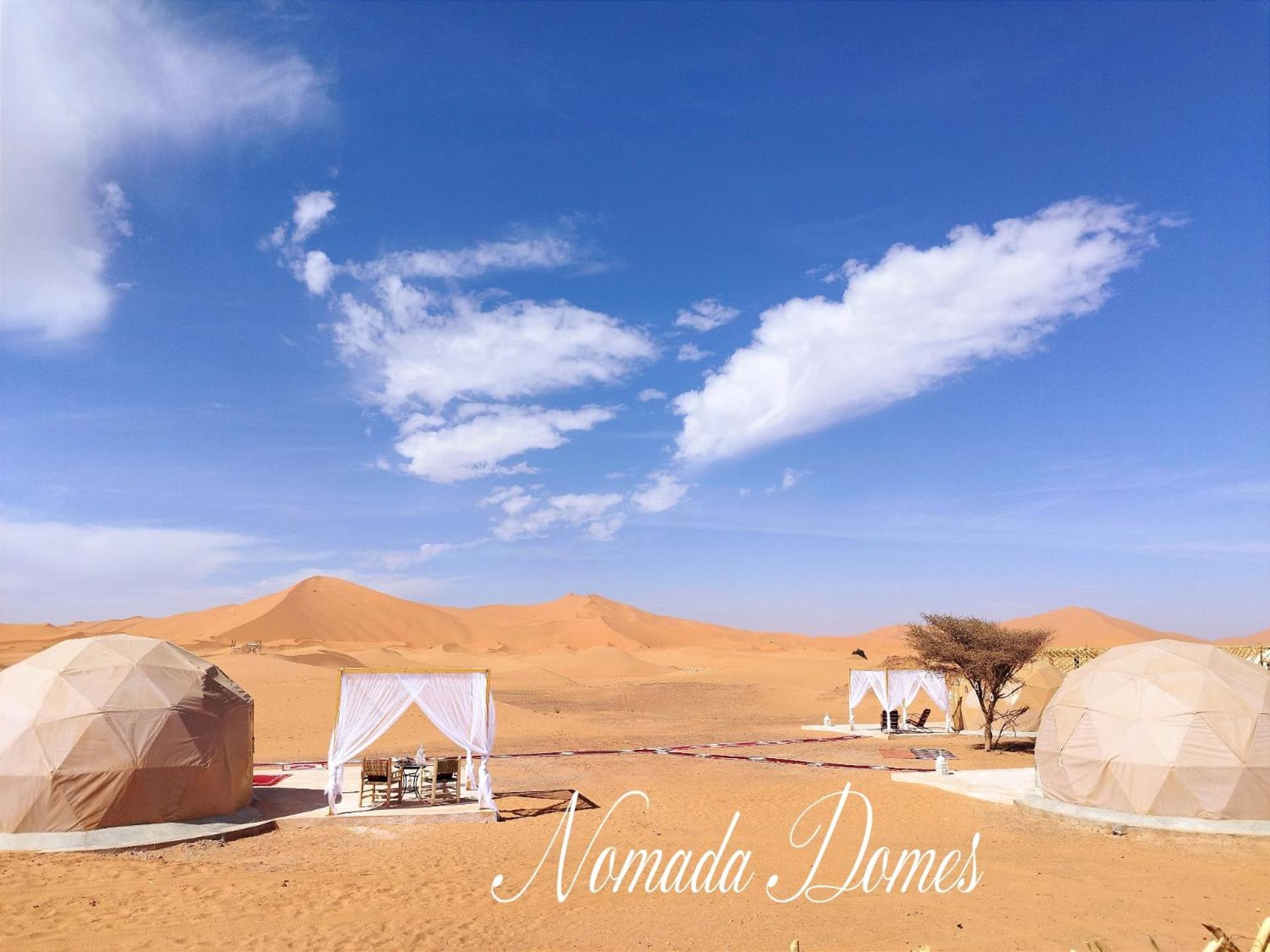 Nomada Domes Camp With Airco Hotel Merzouga Exterior photo