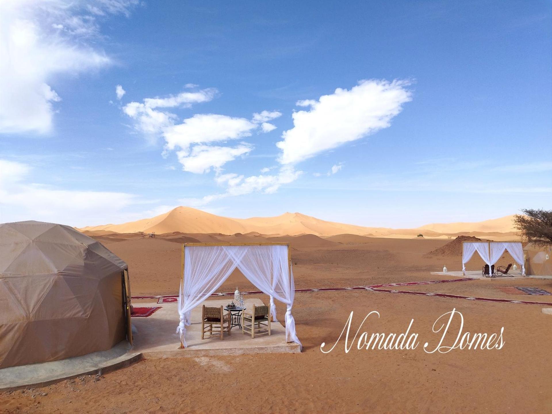Nomada Domes Camp With Airco Hotel Merzouga Exterior photo